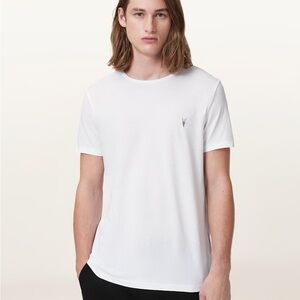 All Saints White Ramskill T-Shirt